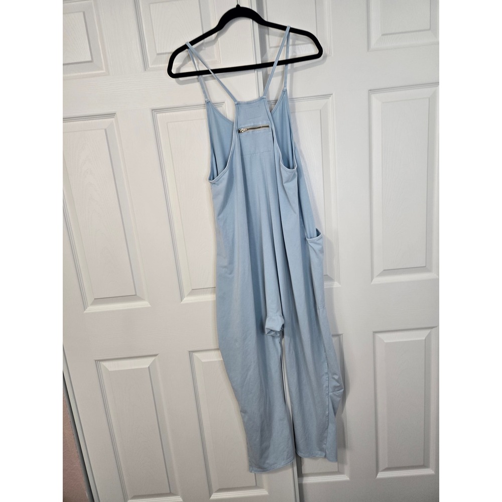 Free People Movement Hot Shot Onesie Light Blue Jumpsuit Small - Picture 4 of 7